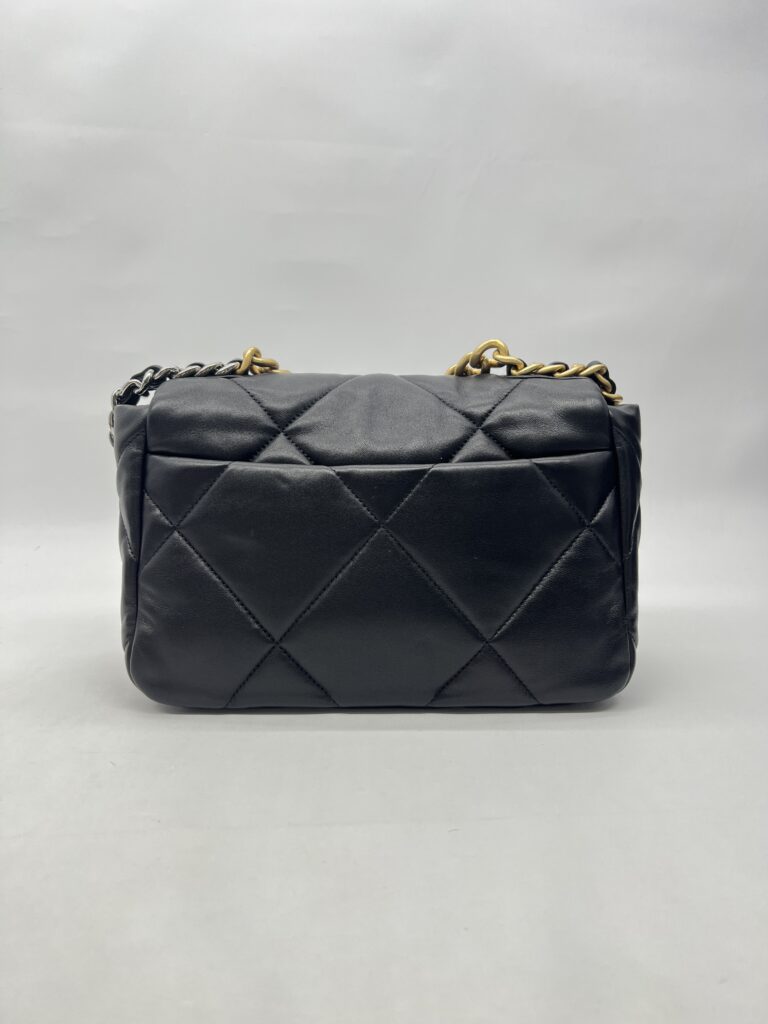 Chanel C19 Small Lambskin Black GHW