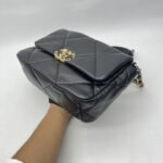 Chanel C19 Small Lambskin Black GHW