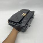 Chanel C19 Small Lambskin Black GHW