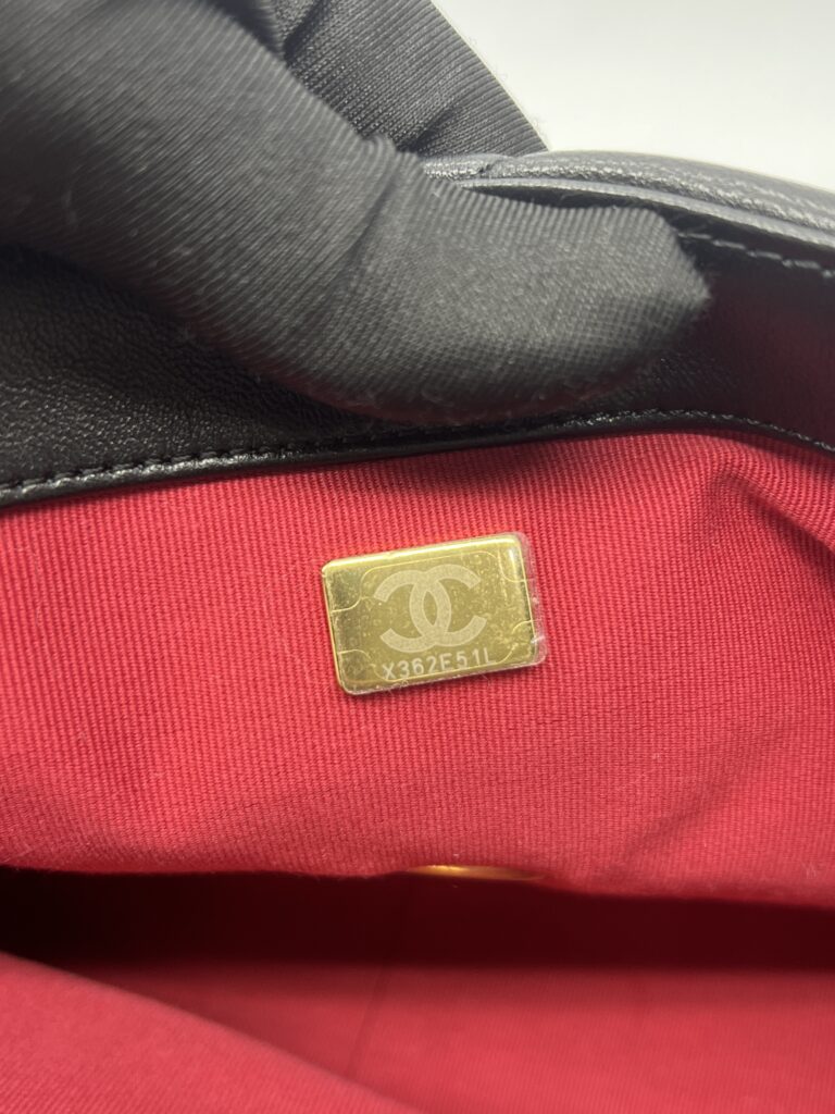 Chanel C19 Small Lambskin Black GHW