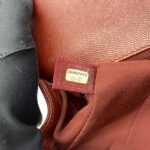 Chanel Boy 28 Caviar Red Chevron RHW