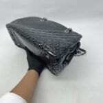Chanel Coco Boy Shopping Tote Patent Black SHW