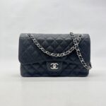 Chanel Jumbo Classic D Flap Caviar Black SHW