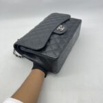 Chanel Jumbo Classic D Flap Caviar Black SHW