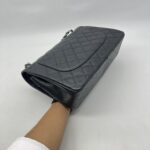 Chanel Jumbo Classic D Flap Caviar Black SHW