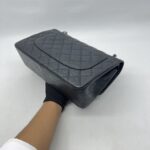 Chanel Jumbo Classic D Flap Caviar Black SHW