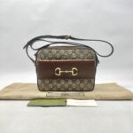 Gucci Horsebit Camera GG Supreme Brown GHW