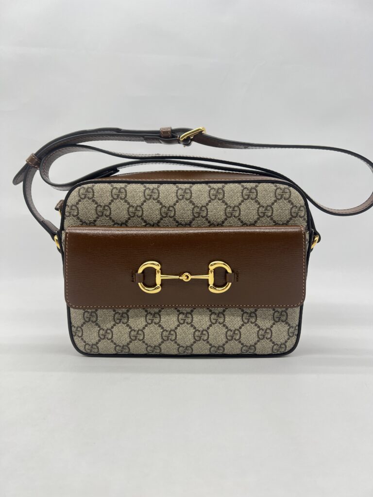 Gucci Horsebit Camera GG Supreme Brown GHW