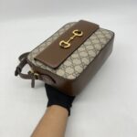 Gucci Horsebit Camera GG Supreme Brown GHW
