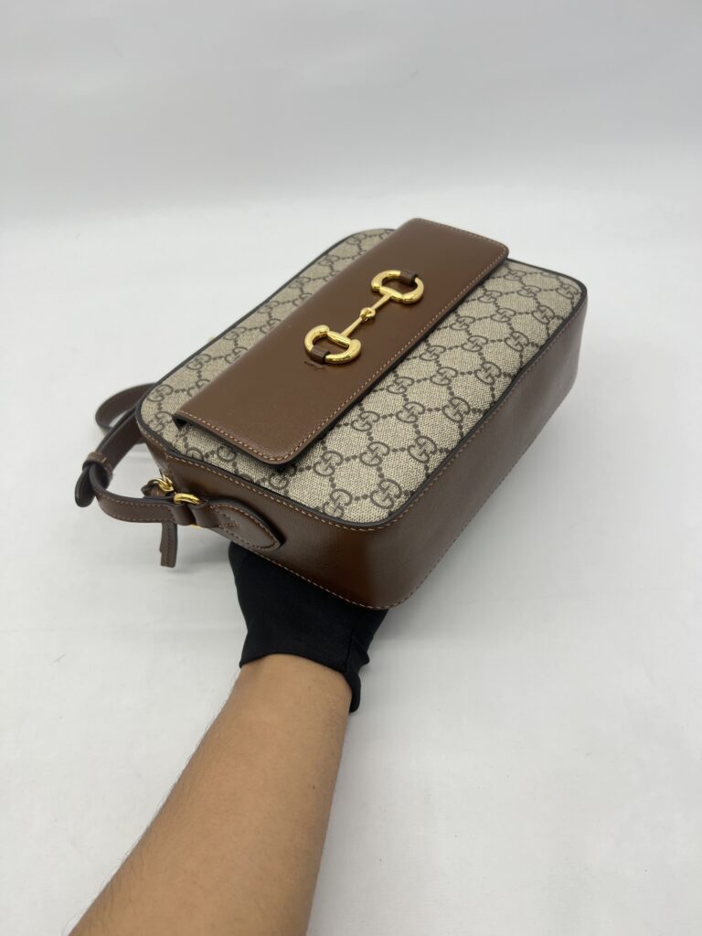 Gucci Horsebit Camera GG Supreme Brown GHW