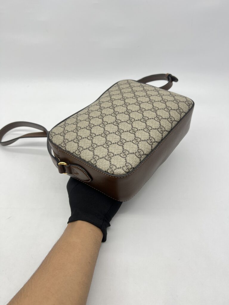 Gucci Horsebit Camera GG Supreme Brown GHW
