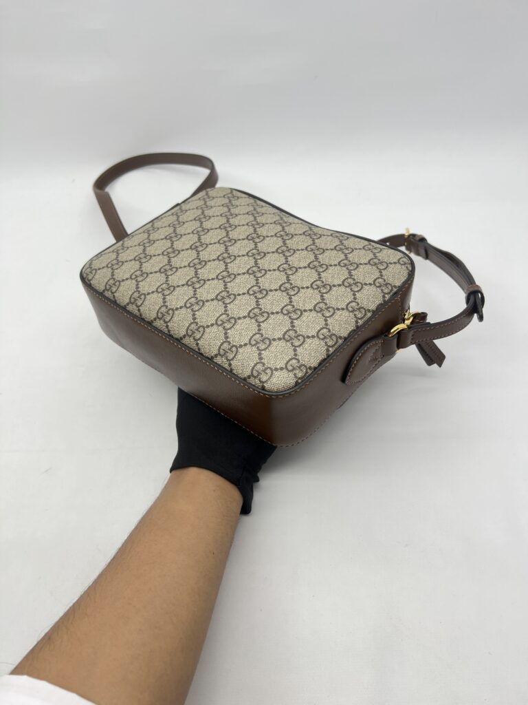 Gucci Horsebit Camera GG Supreme Brown GHW