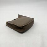 Hermes Mini Evelyne Clemence Etoupe Bleu Indigo GHW