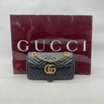 Gucci Marmont Flap Small Black GHW