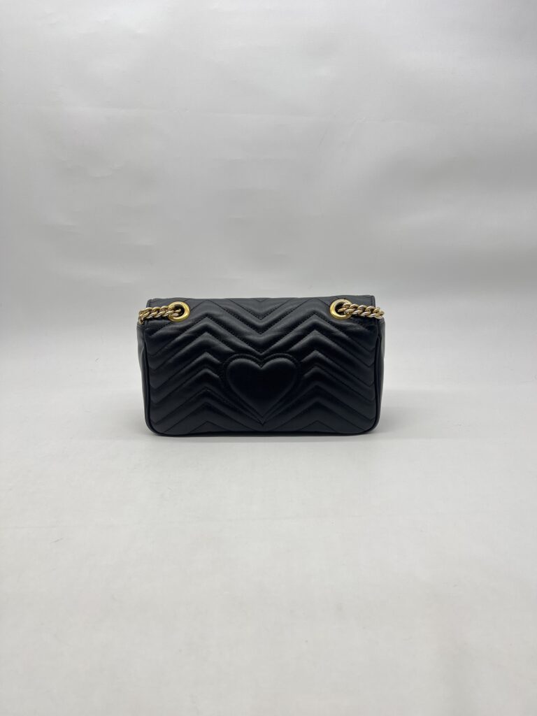 Gucci Marmont Flap Small Black GHW