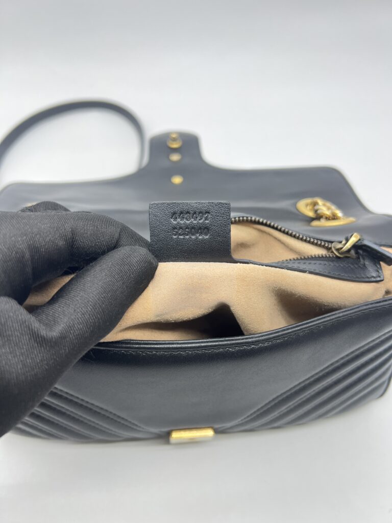 Gucci Marmont Flap Small Black GHW