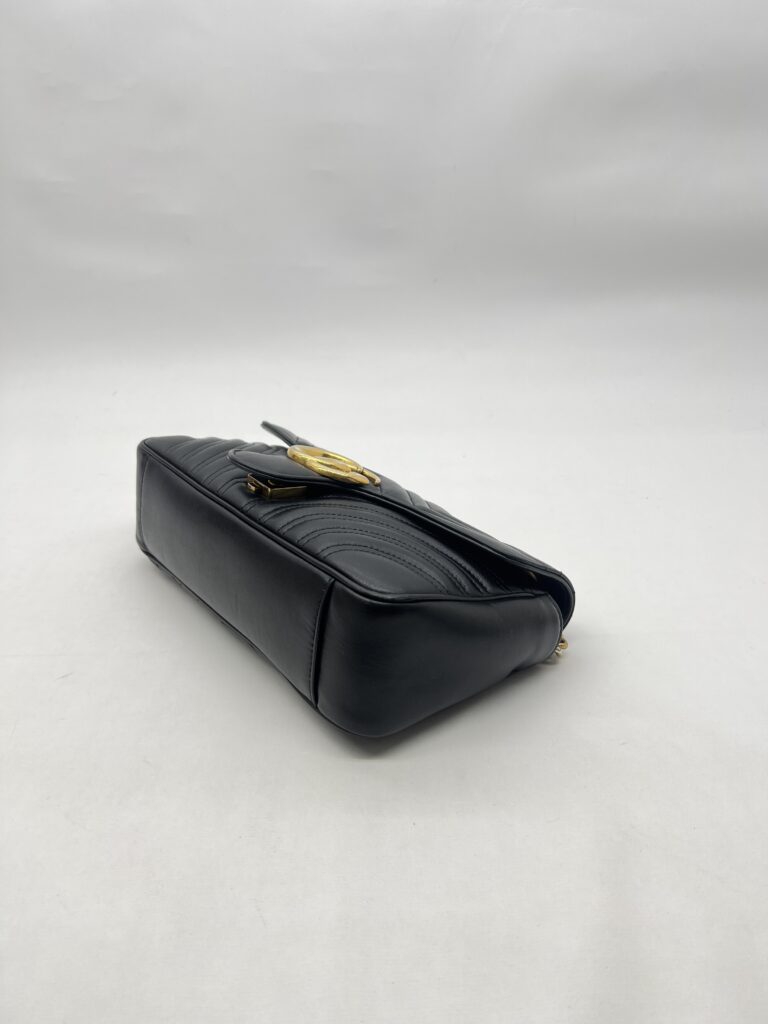 Gucci Marmont Flap Small Black GHW