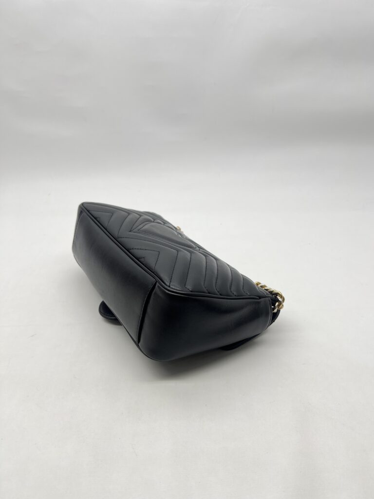 Gucci Marmont Flap Small Black GHW