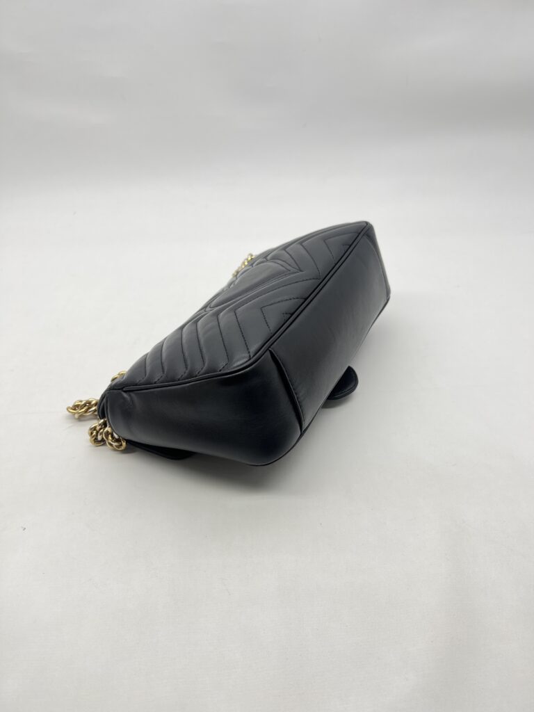 Gucci Marmont Flap Small Black GHW