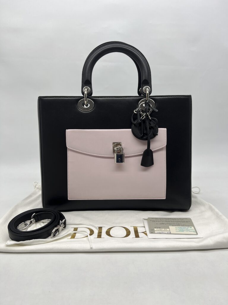 Dior Lady Dior Pockets Black SHW