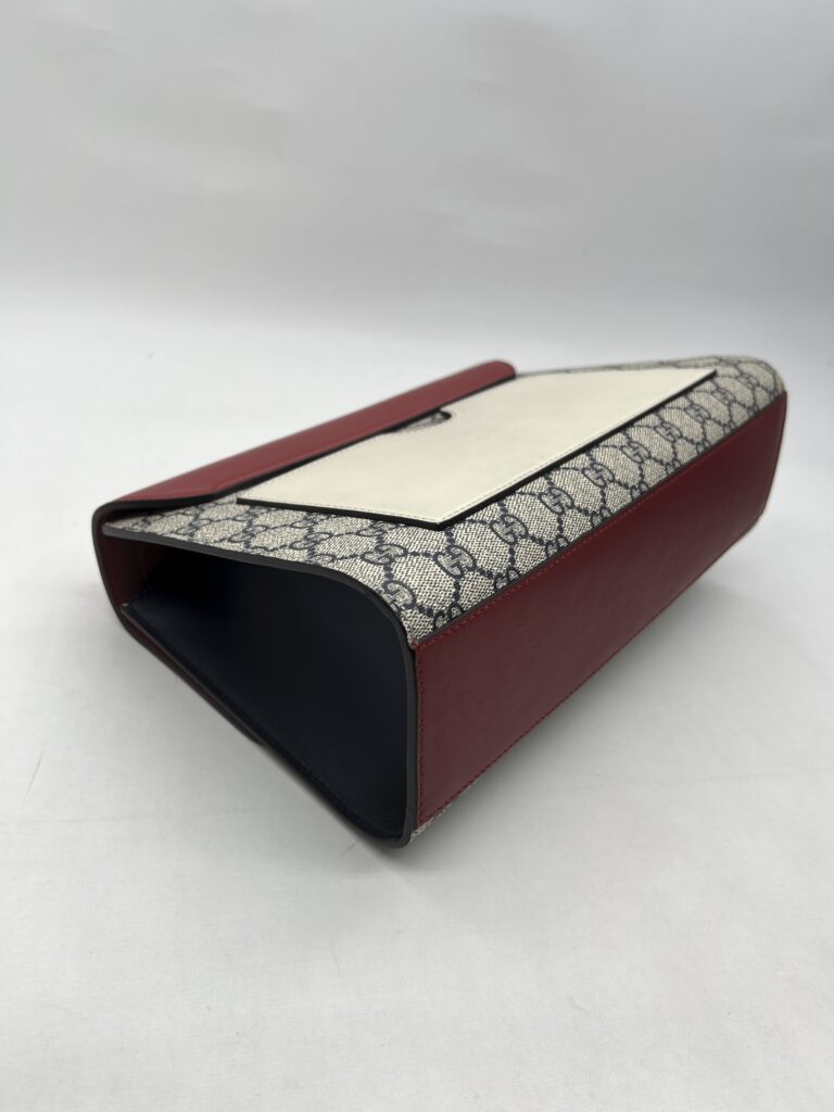 Gucci Medium Padlock Monogram GG Supreme Red Navy GHW