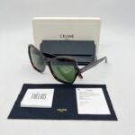 Celine Geometric Sunglasses Brown Gradient