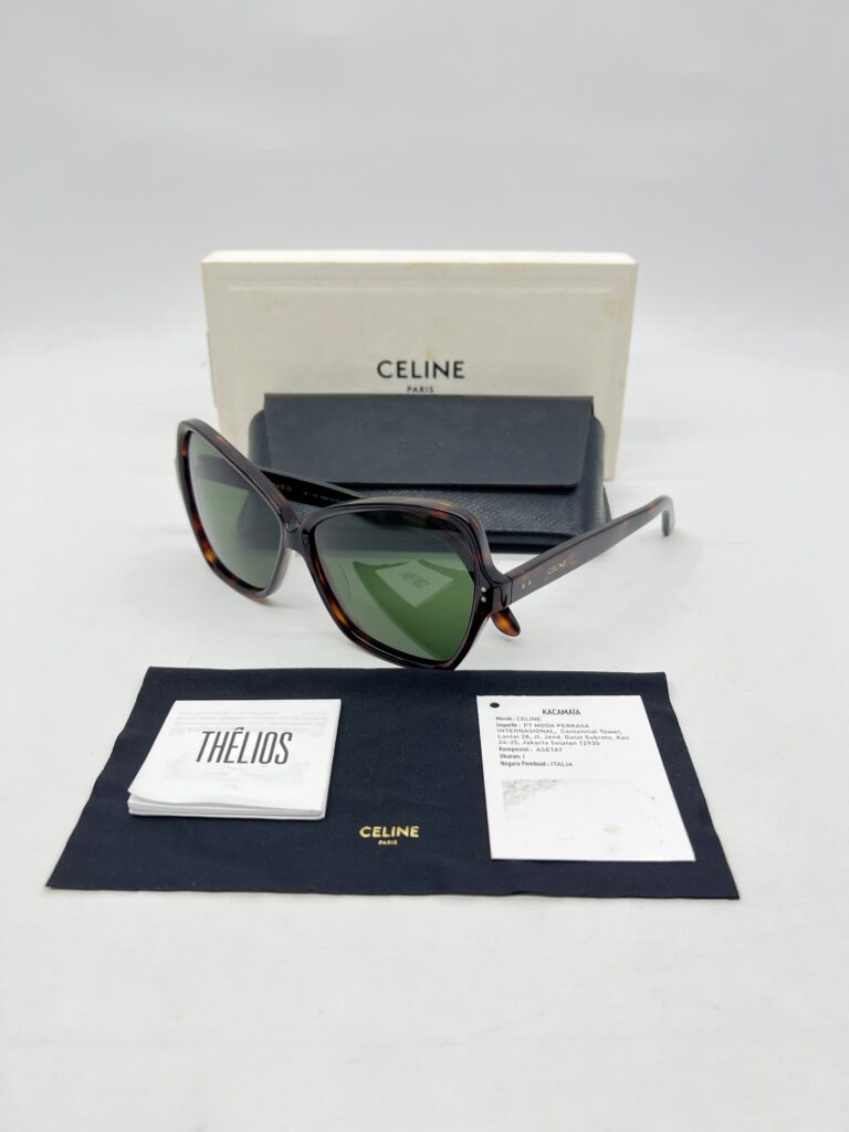 Celine Geometric Sunglasses Brown Gradient