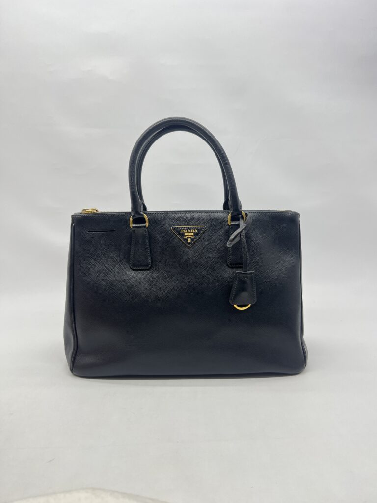 Prada Galleria Saffiano Lux Black GHW