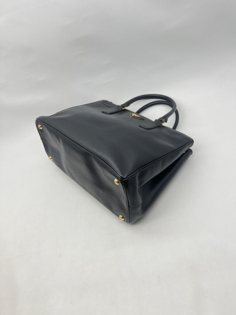 Prada Galleria Saffiano Lux Black GHW