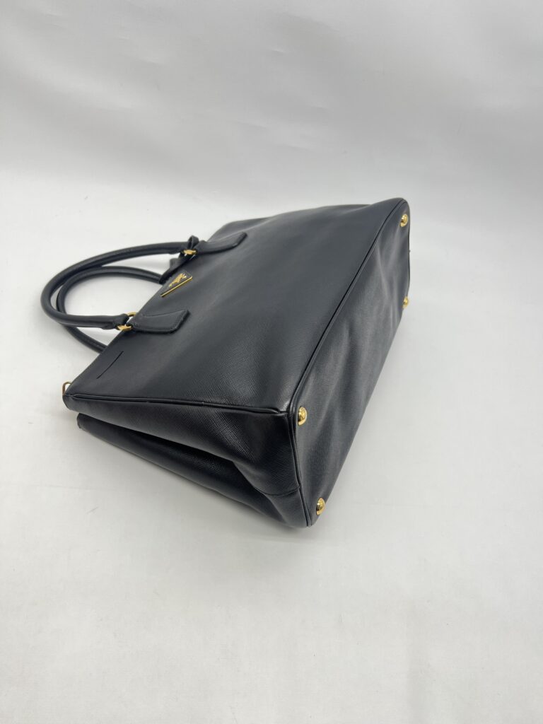 Prada Galleria Saffiano Lux Black GHW