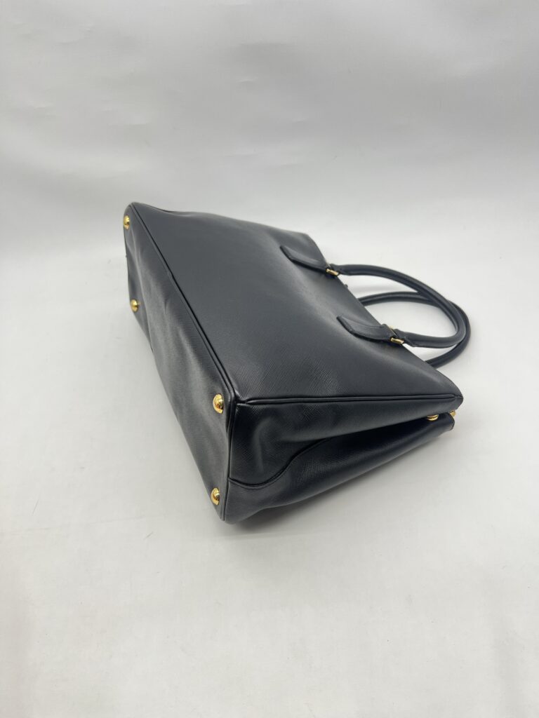 Prada Galleria Saffiano Lux Black GHW