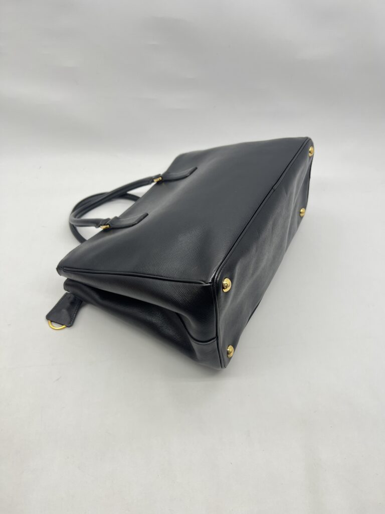 Prada Galleria Saffiano Lux Black GHW