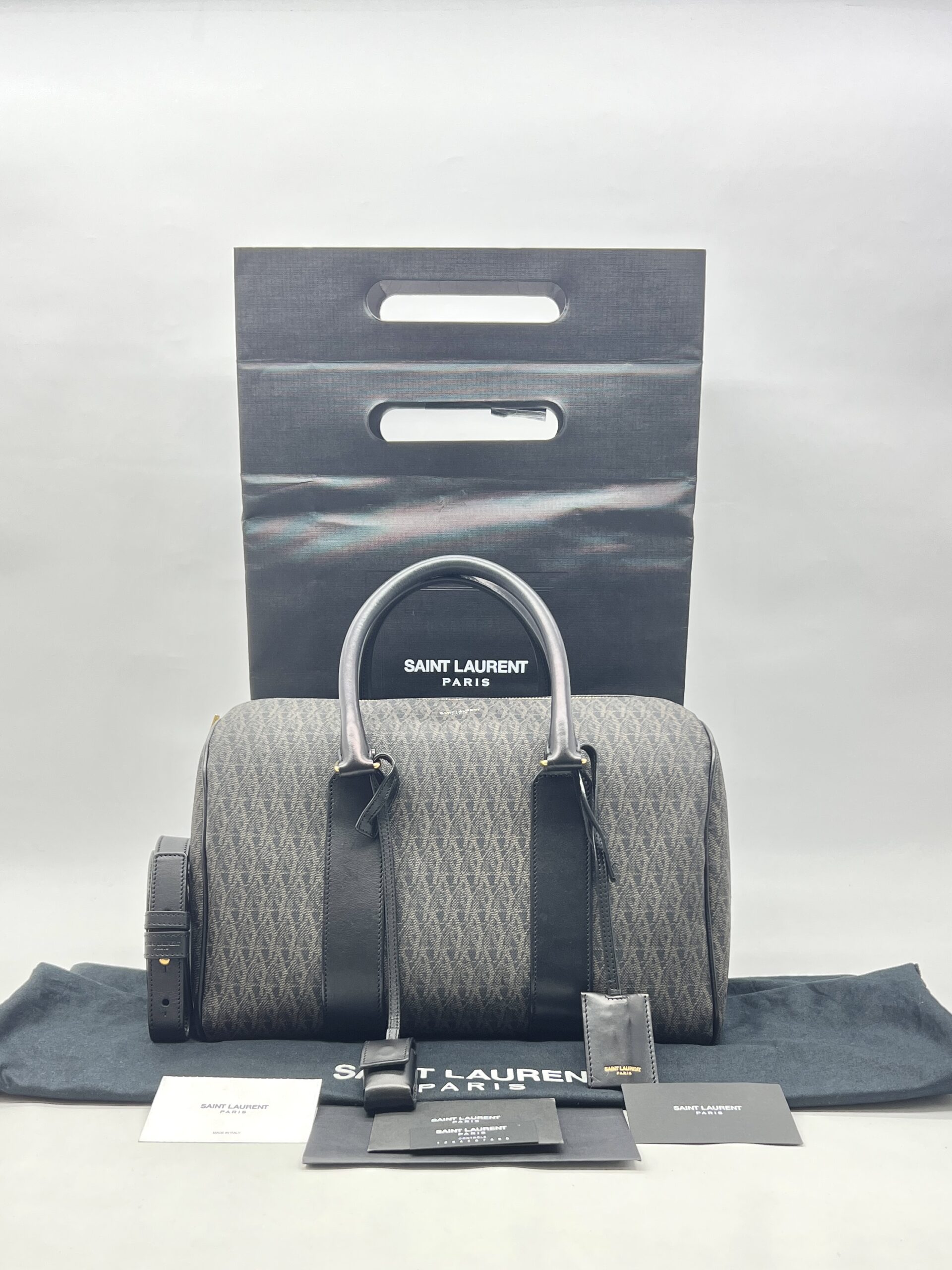 Saint Laurent Duffle Bag Black GHW