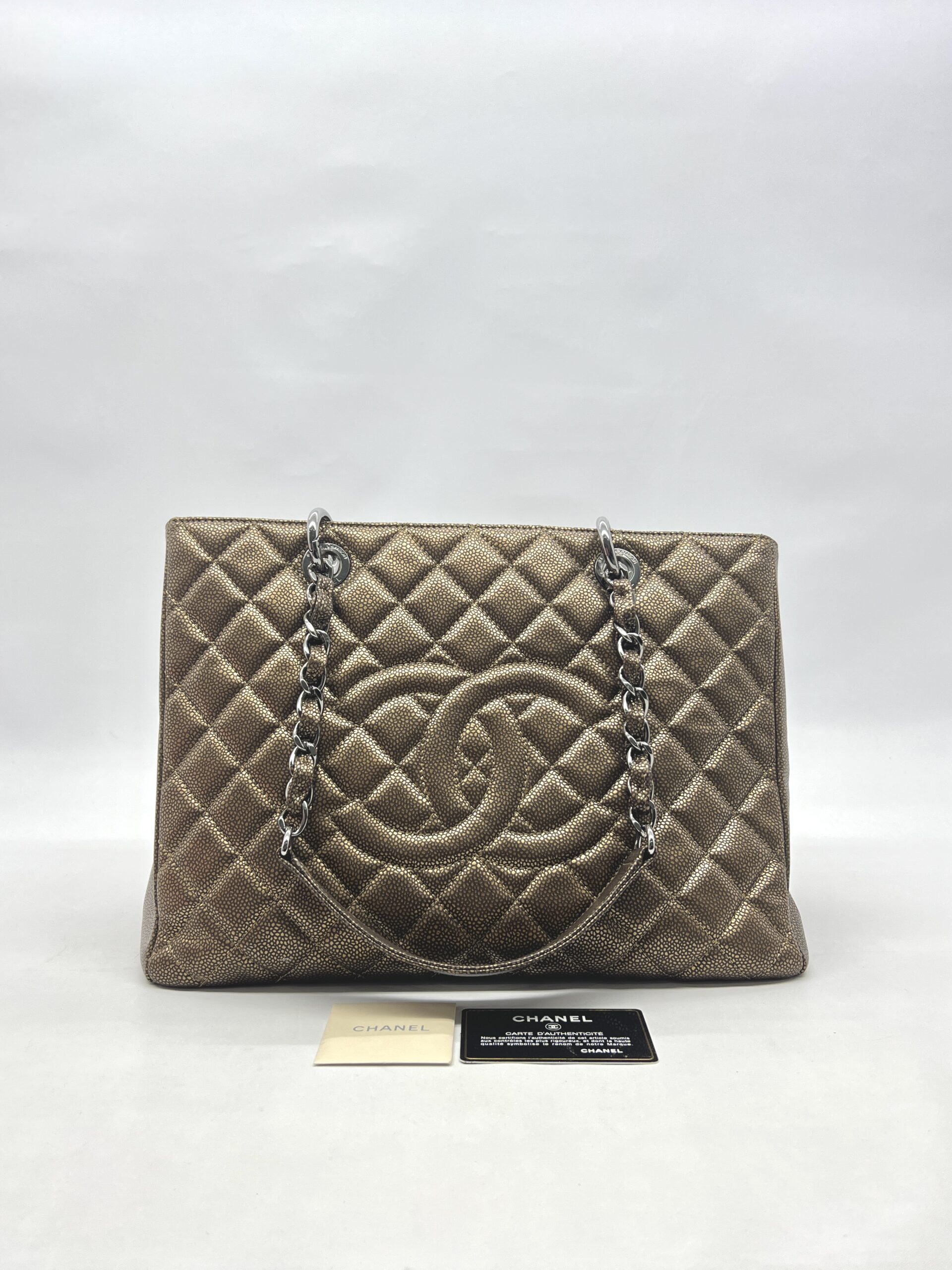 Chanel GST Caviar Bronze
