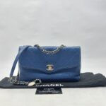 Chanel CC Flap Chain Shoulder Blue GHW