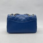 Chanel CC Flap Chain Shoulder Blue GHW