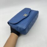 Chanel CC Flap Chain Shoulder Blue GHW