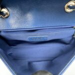 Chanel CC Flap Chain Shoulder Blue GHW
