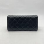 Chanel Classic Flap Wallet Caviar Black SHW