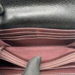 Chanel Classic Flap Wallet Caviar Black SHW
