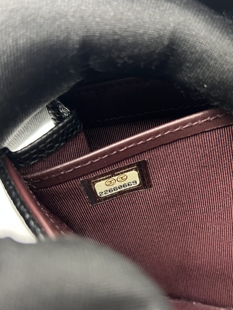 Chanel Classic Flap Wallet Caviar Black SHW
