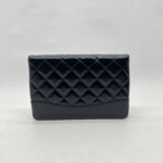 Chanel Clutch Shiny Black LGHW