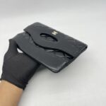 Chanel Clutch Shiny Black LGHW