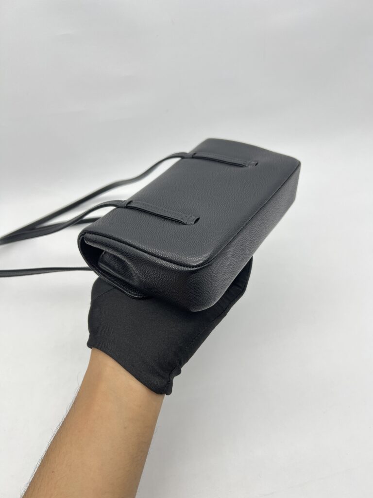Chanel C26 Preppy Long Handle Caviar Black GHW