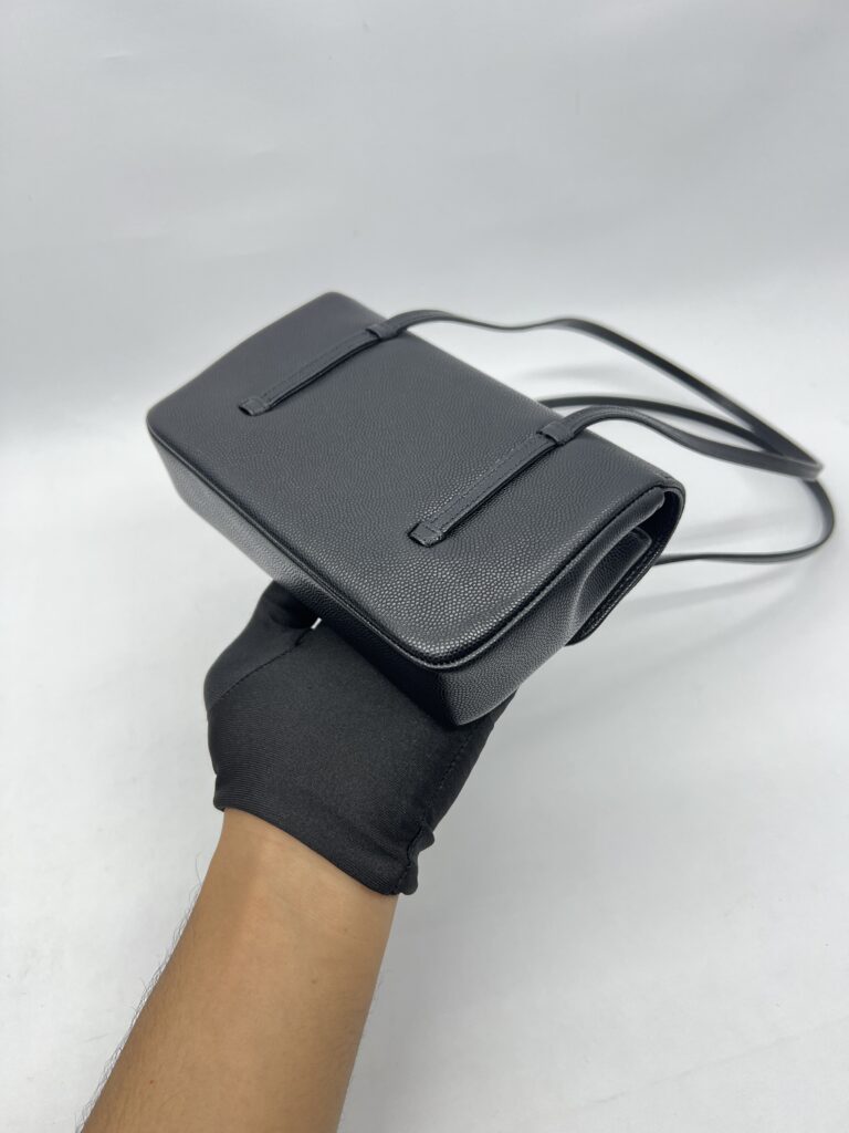 Chanel C26 Preppy Long Handle Caviar Black GHW