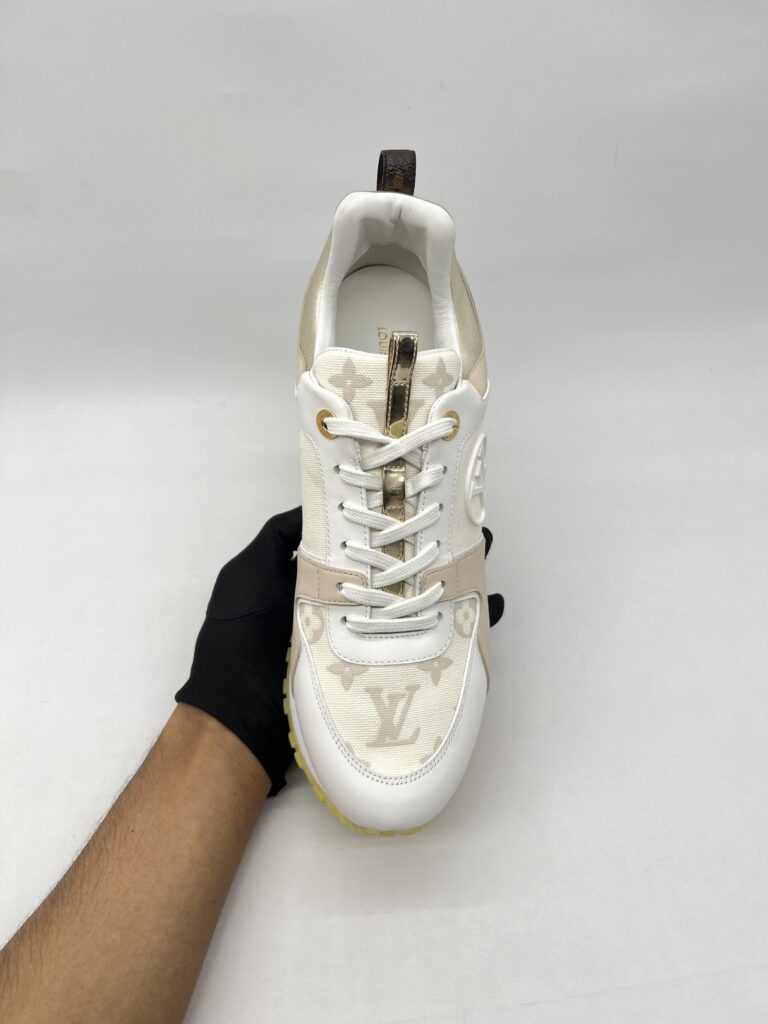 Louis Vuitton Runway Sneakers Beige Canvas