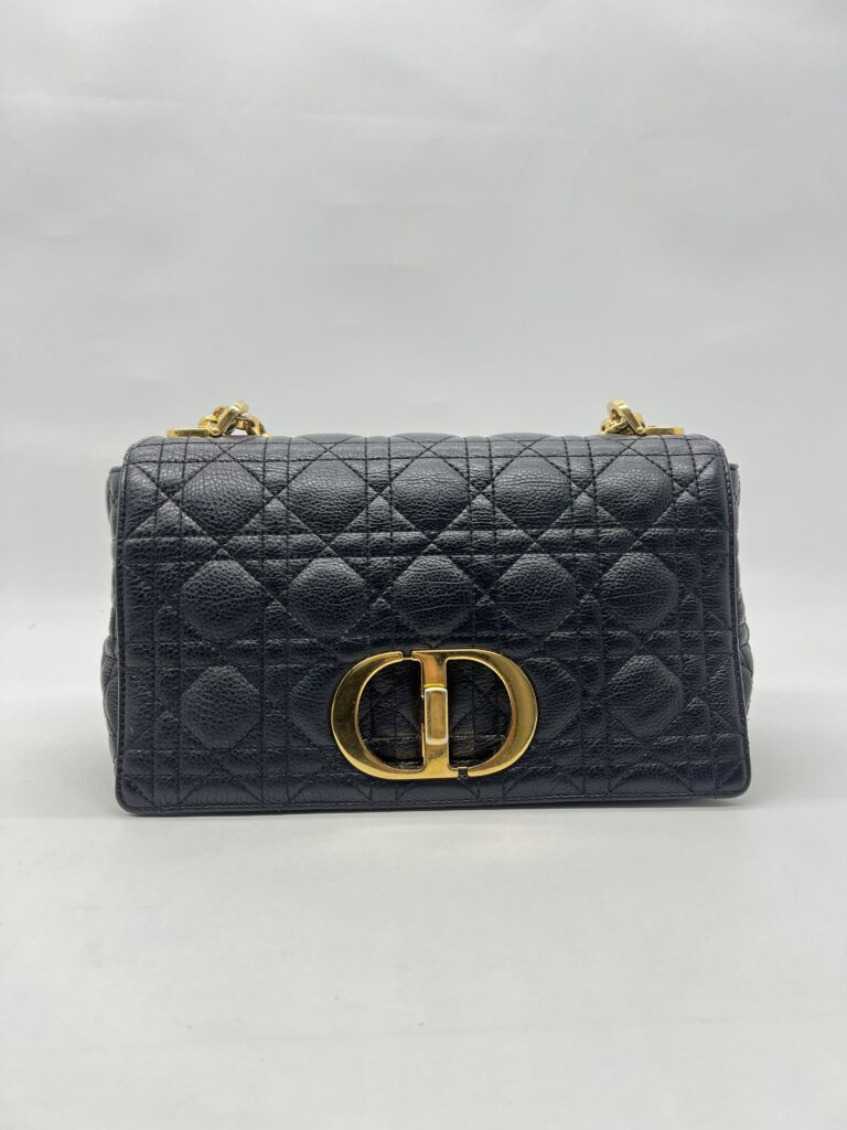 Dior Medium Caro Black GHW
