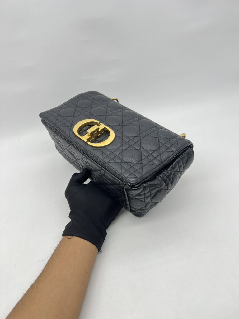 Dior Medium Caro Black GHW