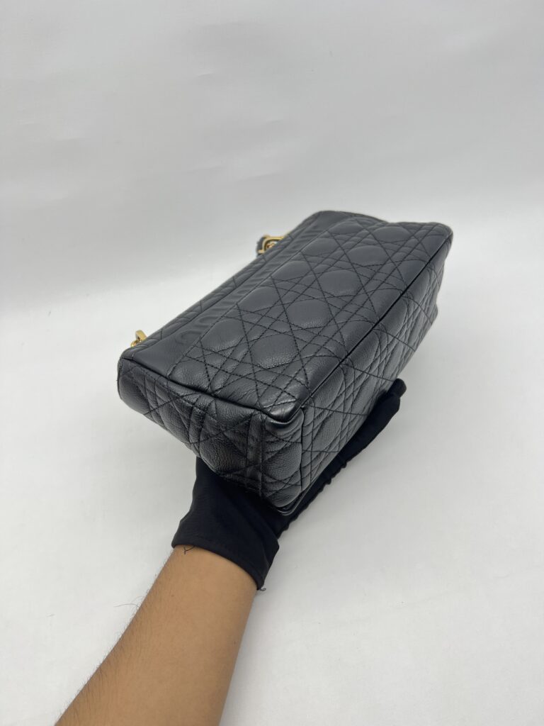 Dior Medium Caro Black GHW