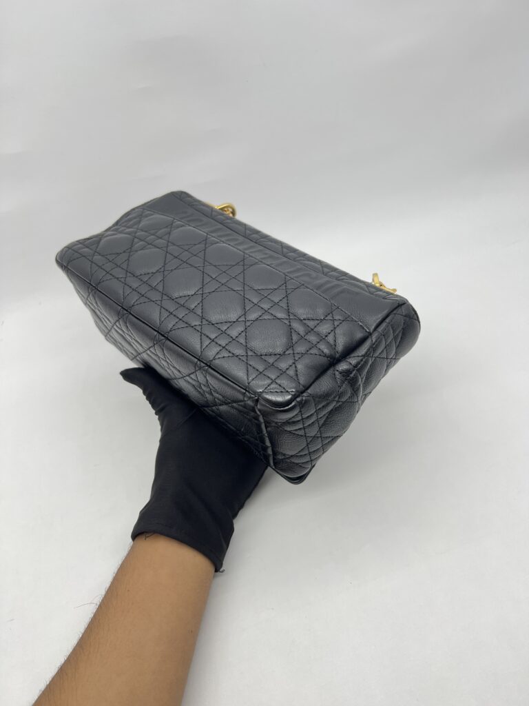 Dior Medium Caro Black GHW